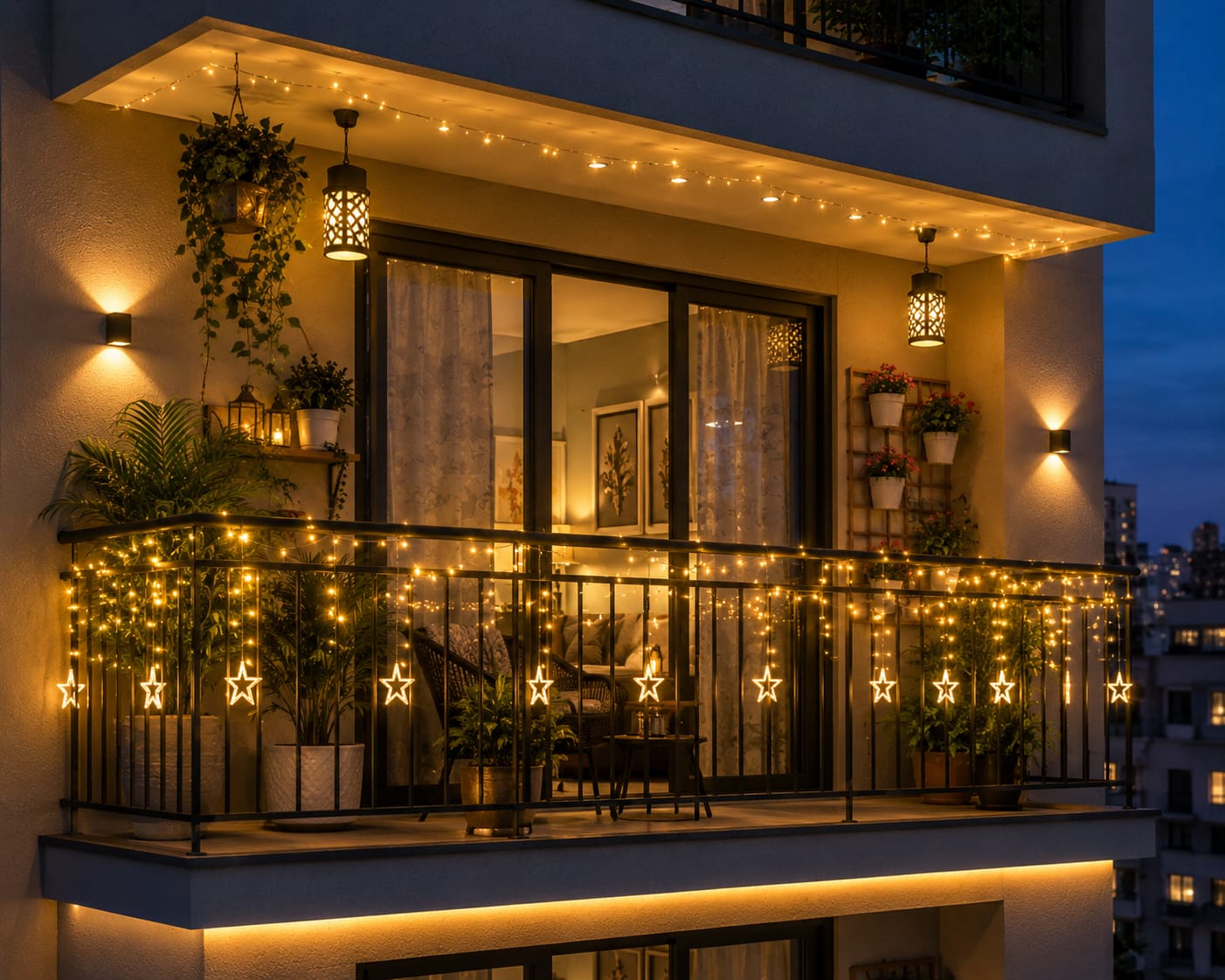 Balcony Lighting Support