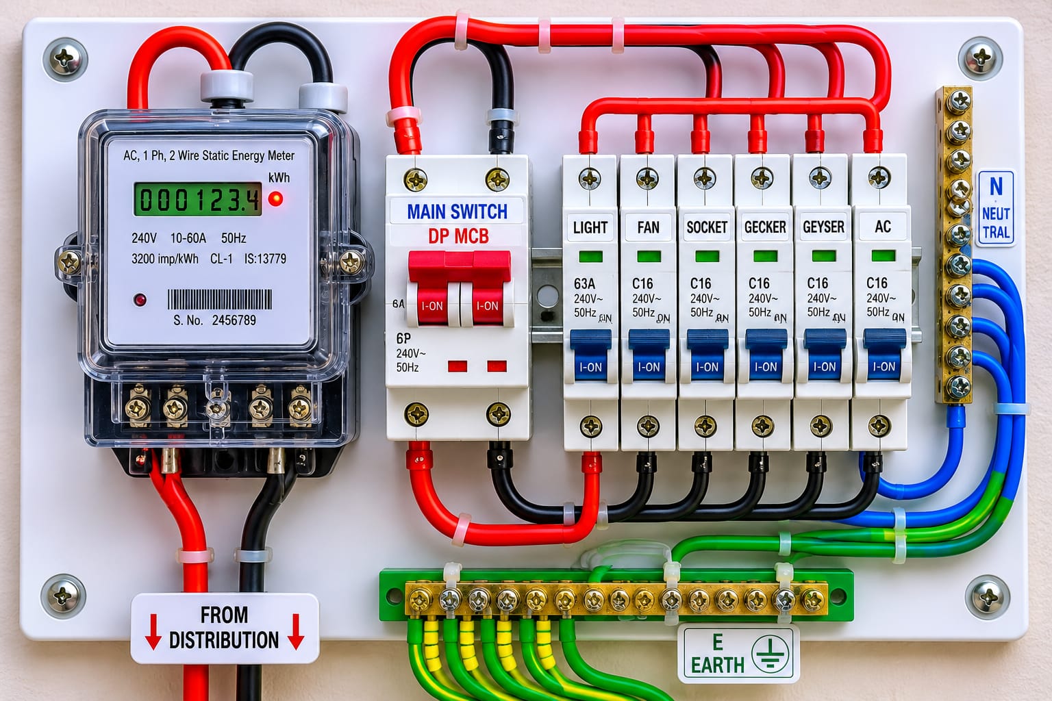 Meter Board Fitting