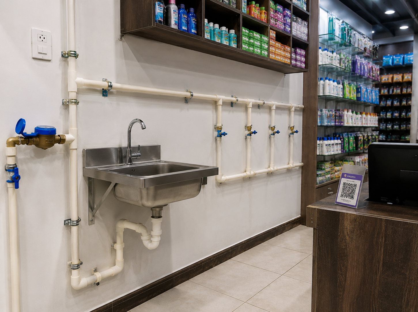 Shop Plumbing Support